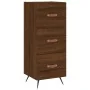 Hoher Schrank aus braunem Eichenfurnierholz 34,5x34x180 cm. von , Sideboards - Ref: Foro24-3200176, Preis: 116,00 €, Rabatt: %
