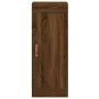 Hoher Schrank aus braunem Eichenfurnierholz 34,5x34x180 cm. von , Sideboards - Ref: Foro24-3200176, Preis: 116,00 €, Rabatt: %