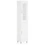 Tall white plywood sideboard 34.5x34x180 cm by , Sideboards - Ref: Foro24-3199153, Price: 102,73 €, Discount: %