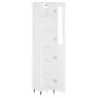 Hoher Schrank aus weißem Sperrholz, 34,5x34x180 cm. von , Sideboards - Ref: Foro24-3199153, Preis: 101,33 €, Rabatt: %