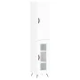Hoher Schrank aus weißem Sperrholz, 34,5x34x180 cm. von , Sideboards - Ref: Foro24-3200361, Preis: 103,32 €, Rabatt: %