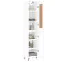 Hoher Schrank aus weißem Sperrholz, 34,5x34x180 cm. von , Sideboards - Ref: Foro24-3200361, Preis: 103,32 €, Rabatt: %
