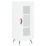 Tall white plywood sideboard 34.5x34x180 cm by , Sideboards - Ref: Foro24-3200361, Price: 103,32 €, Discount: %