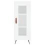 Hoher Schrank aus weißem Sperrholz, 34,5x34x180 cm. von , Sideboards - Ref: Foro24-3200361, Preis: 103,32 €, Rabatt: %