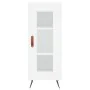 Tall white plywood sideboard 34.5x34x180 cm by , Sideboards - Ref: Foro24-3200361, Price: 103,32 €, Discount: %