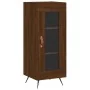 Tall oak brown plywood highboard 34.5x34x180 cm by , Sideboards - Ref: Foro24-3200368, Price: 106,94 €, Discount: %
