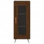 Tall oak brown plywood highboard 34.5x34x180 cm by , Sideboards - Ref: Foro24-3200368, Price: 106,94 €, Discount: %
