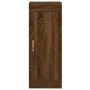 Tall oak brown plywood highboard 34.5x34x180 cm by , Sideboards - Ref: Foro24-3200368, Price: 106,94 €, Discount: %