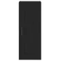 Aparador de madera contrachapada negro 34,5x34x180 cm de , Aparadores - Ref: Foro24-3200394, Precio: 108,78 €, Descuento: %