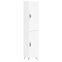 Hoher Schrank aus weißem Sperrholz, 34,5x34x180 cm. von , Sideboards - Ref: Foro24-3200425, Preis: 103,03 €, Rabatt: %
