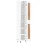 Hoher Schrank aus weißem Sperrholz, 34,5x34x180 cm. von , Sideboards - Ref: Foro24-3200425, Preis: 103,03 €, Rabatt: %