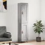 Aparador alto madera contrachapada gris Sonoma 34,5x34x180 cm de , Aparadores - Ref: Foro24-3200431, Precio: 99,95 €, Descuen...