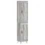 Hoher Schrank aus grauem Sonoma-Sperrholz 34,5x34x180 cm. von , Sideboards - Ref: Foro24-3200431, Preis: 99,95 €, Rabatt: %