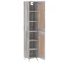 Hoher Schrank aus grauem Sonoma-Sperrholz 34,5x34x180 cm. von , Sideboards - Ref: Foro24-3200431, Preis: 99,95 €, Rabatt: %