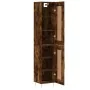 Rauchiger Eichenfurnier-Holzschrank 34,5x34x180 cm von , Sideboards - Ref: Foro24-3200446, Preis: 99,21 €, Rabatt: %