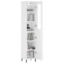 Hoher Schrank aus weißem Sperrholz, 34,5x34x180 cm. von , Sideboards - Ref: Foro24-3199185, Preis: 110,85 €, Rabatt: %