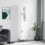 Tall white plywood sideboard 34.5x34x180 cm by , Sideboards - Ref: Foro24-3199505, Price: 104,47 €, Discount: %