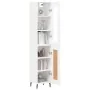 Tall white plywood sideboard 34.5x34x180 cm by , Sideboards - Ref: Foro24-3199505, Price: 104,47 €, Discount: %