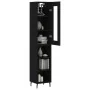 Schwarzer Sperrholz-Schrank 34,5x34x180 cm von , Sideboards - Ref: Foro24-3199378, Preis: 100,59 €, Rabatt: %
