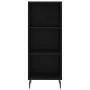 Schwarzer Sperrholz-Schrank 34,5x34x180 cm von , Sideboards - Ref: Foro24-3199378, Preis: 100,59 €, Rabatt: %