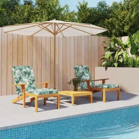 Cushions for sun lounger 2 units Oxford fabric leaf print by , Cushions for chairs and sofas - Ref: Foro24-361996, Price: 61,...