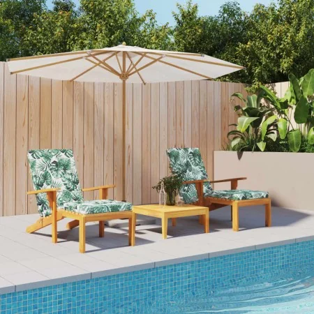 Cushions for sun lounger 2 units Oxford fabric leaf print by , Cushions for chairs and sofas - Ref: Foro24-361996, Price: 61,...