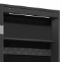 Espejo de pie con joyero y luces LED negro de , Espejos - Ref: Foro24-353260, Precio: 124,92 €, Descuento: %