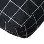 Cojín para palés tela a cuadros negro 50x50x12 cm de , Cojines para sillas y sofás - Ref: Foro24-360441, Precio: 22,86 €, Des...