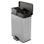 Curver Papelera de pedal doble Deco plateado 26L+26L de , Contenedores de reciclaje - Ref: Foro24-442067, Precio: 88,79 €, De...