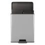 Curver Papelera de pedal doble Deco plateado 26L+26L de , Contenedores de reciclaje - Ref: Foro24-442067, Precio: 88,79 €, De...
