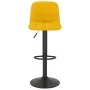 Taburetes de cocina 2 unidades terciopelo amarillo de , Taburetes de cocina - Ref: Foro24-333998, Precio: 128,11 €, Descuento: %