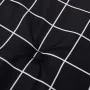 Cushions for low back chair 2 units black checkered fabric by , Cushions for chairs and sofas - Ref: Foro24-361322, Price: 31...