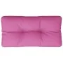Cushion for pallets, pink fabric, 80x40x12 cm by , Cushions for chairs and sofas - Ref: Foro24-360621, Price: 28,81 €, Discou...