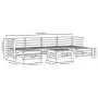 7-teiliges Gartensitzgruppen-Set aus massivem grauem Kiefernholz. von , Gartensets - Ref: Foro24-3186398, Preis: 447,99 €, Ra...