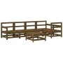 Gartenmöbel-Set, 6-teilig, Massivholz Kiefer, honigbraun. von , Gartensets - Ref: Foro24-3186462, Preis: 381,04 €, Rabatt: %