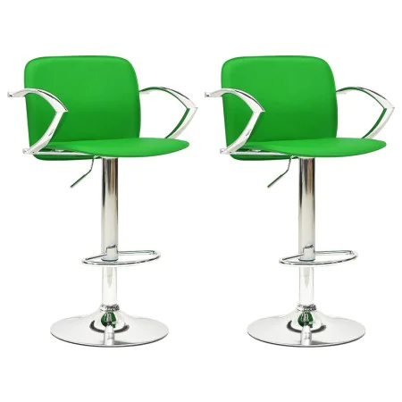 Taburetes de cocina 2 unidades cuero artificial verde de , Taburetes de cocina - Ref: Foro24-324709, Precio: 151,81 €, Descue...