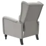 Light gray fabric reclining massage chair by , Electric massage chairs - Ref: Foro24-329352, Price: 238,68 €, Discount: %