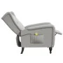 Leicht grauer Stoff-Massagestuhl mit Liegefunktion von , Elektrische Massagesessel - Ref: Foro24-329352, Preis: 238,68 €, Rab...