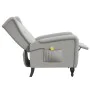 Light gray fabric reclining massage chair by , Electric massage chairs - Ref: Foro24-329352, Price: 238,68 €, Discount: %