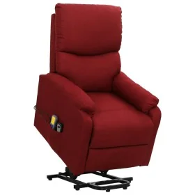 Sillón de masaje elevable tela rojo tinto de , Sillones de masaje eléctricos - Ref: Foro24-329752, Precio: 384,31 €, Descuent...