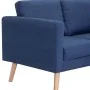 Two-seater blue fabric sofa by , Sofas - Ref: Foro24-281355, Price: 300,47 €, Discount: %