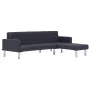 Sofá cama en forma de L poliéster gris oscuro de , Sofás - Ref: Foro24-282230, Precio: 437,39 €, Descuento: %