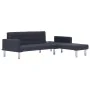 L-shaped dark gray polyester sofa bed by , Sofas - Ref: Foro24-282230, Price: 437,39 €, Discount: %