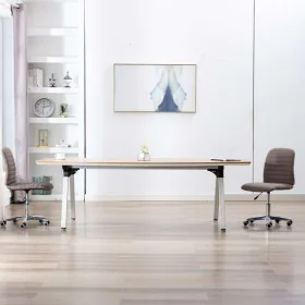 Esszimmerstühle, 2 Stück, in grauem Taupe-Stoff. von , Essstühle - Ref: Foro24-283608, Preis: 109,44 €, Rabatt: %