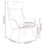 Entspannungssessel aus grauem Taupe-Stoff von , Sessel - Ref: Foro24-341299, Preis: 107,09 €, Rabatt: %