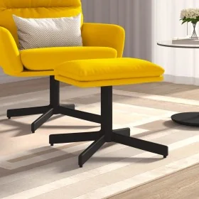 Samt Fußhocker in Senfgelb 60x60x36 cm von , Osmanen - Ref: Foro24-341633, Preis: 47,98 €, Rabatt: %