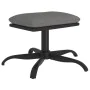 Reposapiés de tela y cuero sintético gris claro 60x60x36 cm de , Otomanas - Ref: Foro24-341596, Precio: 38,62 €, Descuento: %