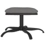 Reposapiés de tela y cuero sintético gris claro 60x60x36 cm de , Otomanas - Ref: Foro24-341596, Precio: 38,62 €, Descuento: %