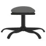 Light gray fabric and synthetic leather footrest 60x60x36 cm by , Ottomans - Ref: Foro24-341596, Price: 38,62 €, Discount: %