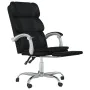 Reclining office chair in black synthetic leather by , Office chairs - Ref: Foro24-349629, Price: 115,63 €, Discount: %
